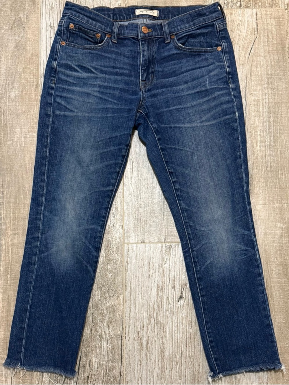 Madewell Women’s Slim Boyjean: Raw-Hem Edition